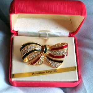 Melini by Roman Pin Brooch~ Austrian Crystals